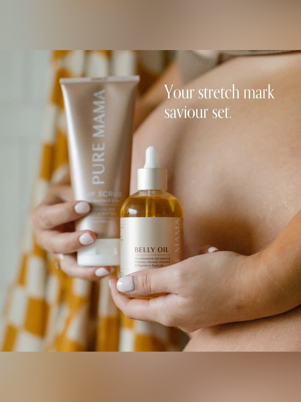 Belly Oil & Scrub Set